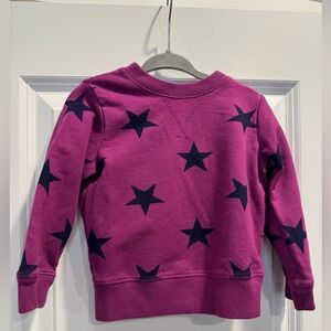 Primary Purple Star Kids Sweatshirt